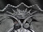 French Tazza, Etched Frosted Fruit: 3-Toed Serving Bowl, 8 3/4" x 5" Tall, As Is