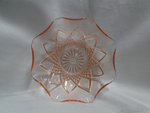 Hazel Atlas Diamond Arches Pink: Fruit Bowl (s), 4 3/4" x 1.5", Crimped, Nick