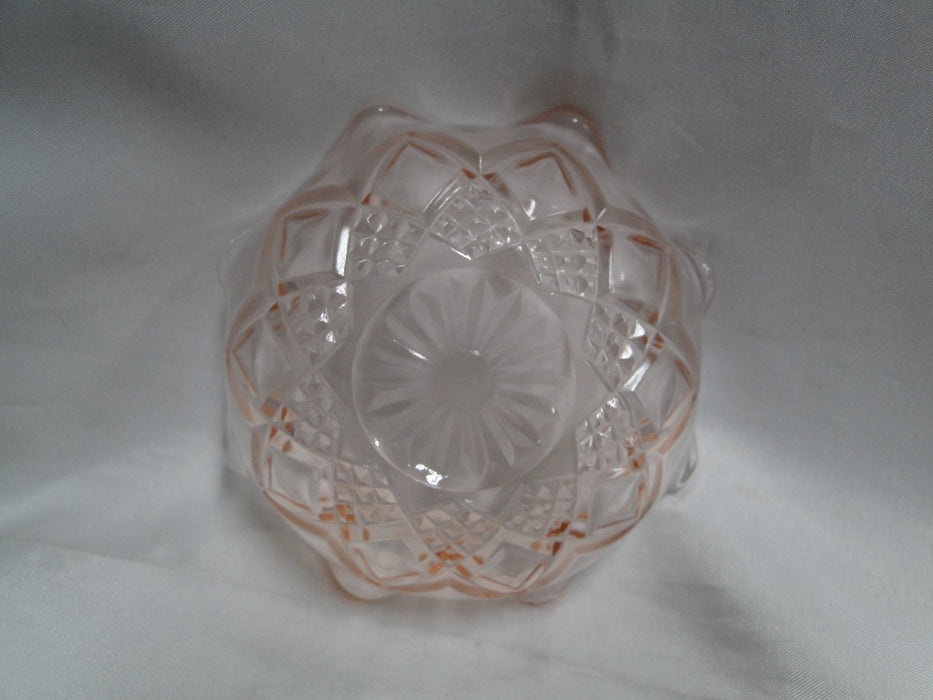 Hazel Atlas Diamond Arches Pink: Fruit Bowl (s), 4 3/4" x 1.5" Tall, Crimped