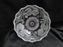 French Tazza, Fruit, Etched: Round Serving Bowl, 8 1/2" x 3 3/4" Tall, As Is