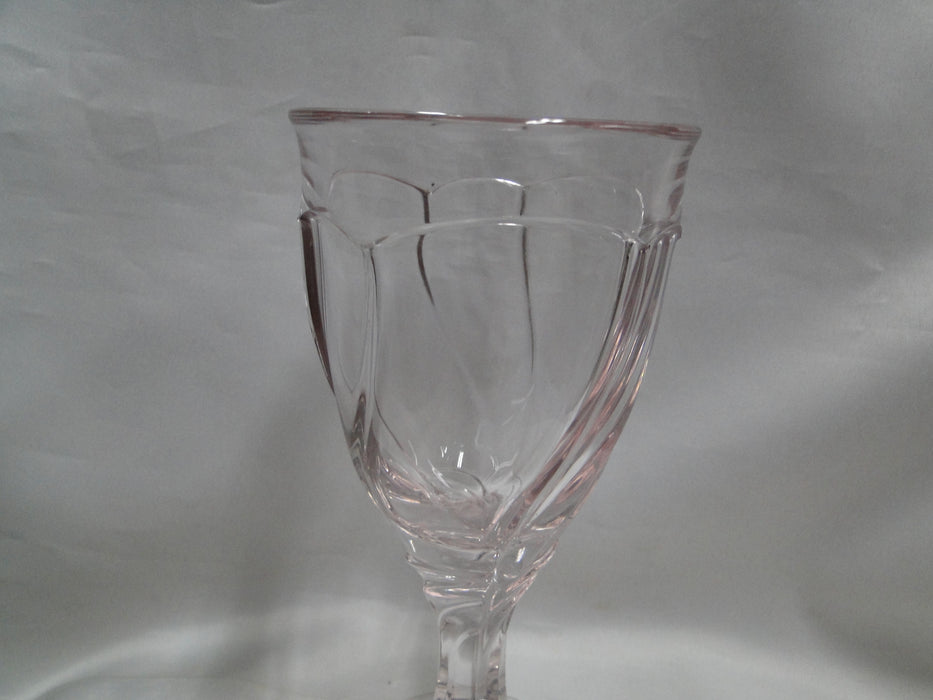 Noritake Sweet Swirl Pink: Water or Wine  Goblet, 7 3/8" Tall, As Is