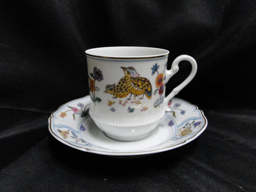 Haviland (Limoges) Golden Quail, Aux Cailles, Birds: Cup & Saucer Set (s), 3"