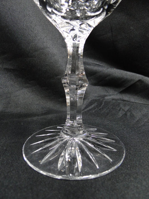 American Cut Eleanor, Pinwheel, Fan: Water or Wine Goblet (s), 7 1/4" As Is