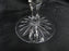 American Cut Eleanor, Pinwheel, Fan: Water or Wine Goblet (s), 7 1/4" As Is