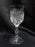 American Cut Eleanor, Pinwheel, Fan: Water or Wine Goblet (s), 7 1/4" As Is