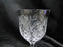 American Cut Eleanor, Pinwheel, Fan: Water or Wine Goblet (s), 7 1/4" As Is