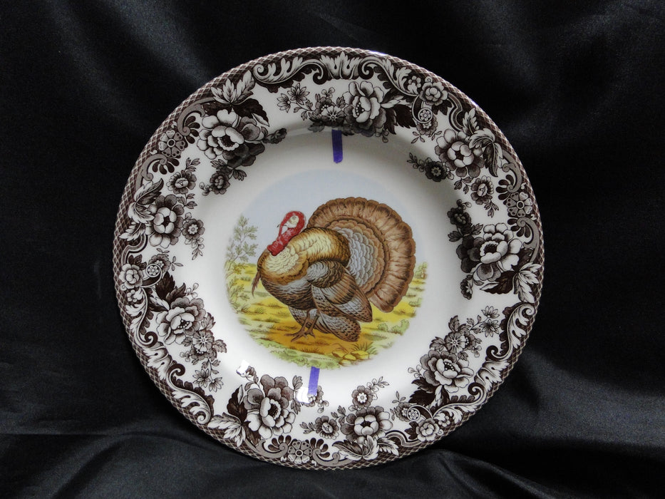 Spode Woodland Turkey Game Bird: Dinner Plate, 10 1/2", Flaw