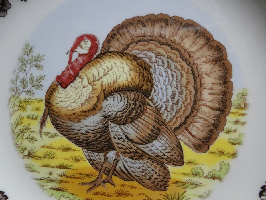 Spode Woodland Turkey Game Bird: Dinner Plate, 10 1/2", Flaw