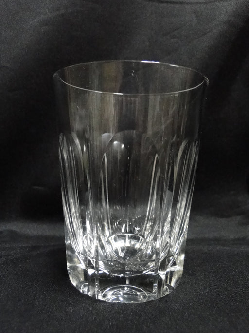 Clear w/ Vertical Cuts & Thumbprints: Tumbler / Old Fashioned, 4", CR#050