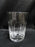 Clear w/ Vertical Cuts & Thumbprints: Tumbler / Old Fashioned, 4", CR#050