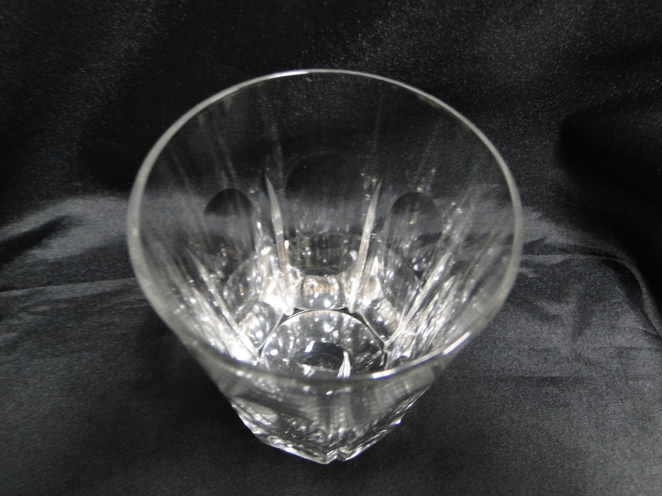 Clear w/ Vertical Cuts & Thumbprints: Tumbler / Old Fashioned, 4", CR#050