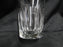Clear w/ Vertical Cuts & Thumbprints: Tumbler / Old Fashioned, 4", CR#050
