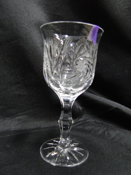 American Cut Eleanor, Pinwheel, Fan: Wine Glass (es), 5 3/4", As Is