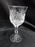 American Cut Eleanor, Pinwheel, Fan: Wine Glass (es), 5 3/4", As Is