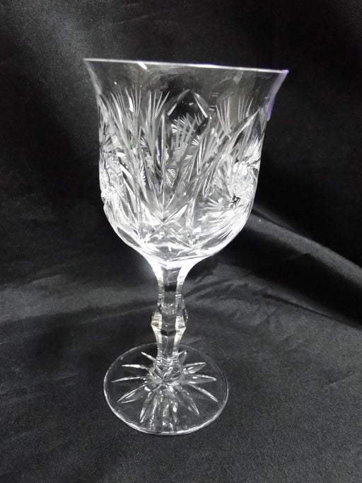 American Cut Eleanor, Pinwheel, Fan: Wine Glass (es), 5 3/4", As Is