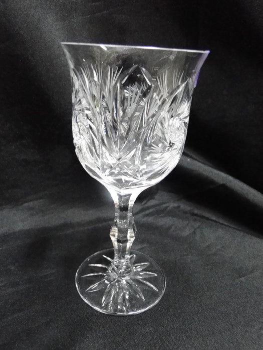 American Cut Eleanor, Pinwheel, Fan: Wine Glass (es), 5 3/4", As Is