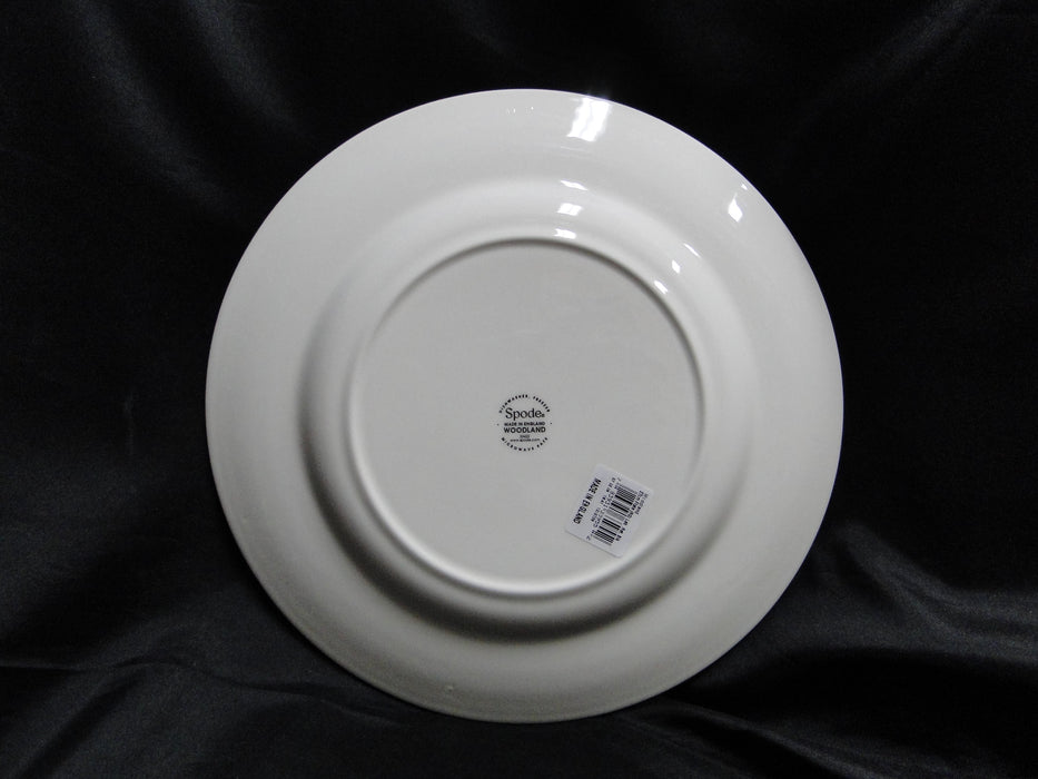 Spode Woodland Black Labrador Hunting Dog: Dinner Plate, 10 1/2", Flaw
