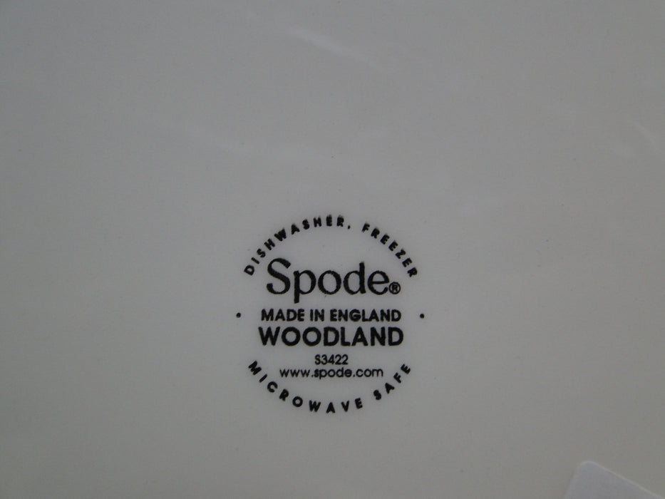 Spode Woodland Black Labrador Hunting Dog: Dinner Plate, 10 1/2", Flaw