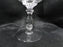 Heisey Rosalie #3408 Etched Floral: Champagne Sherbet, 5" Tall, As Is