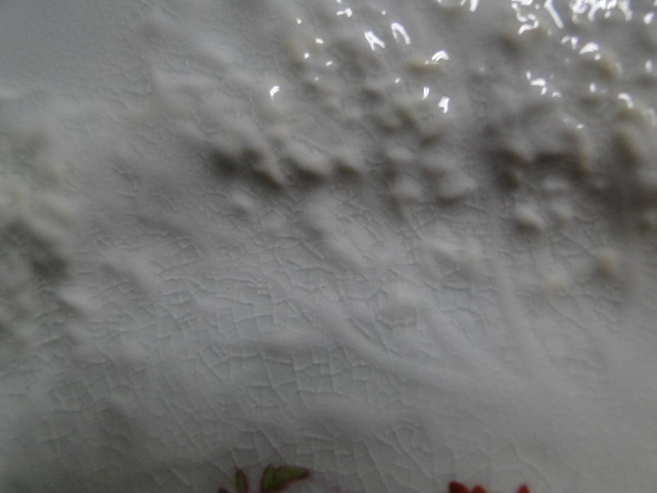 Spode Y3439, Savoy w/ Florals: Luncheon Plate (s), 8 1/2", Crazing & Discolor