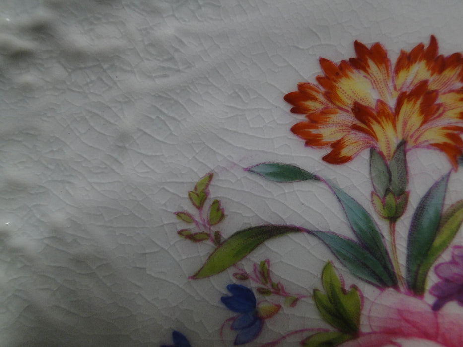 Spode Y3439, Savoy w/ Florals: Luncheon Plate (s), 8 1/2", Crazing & Discolor