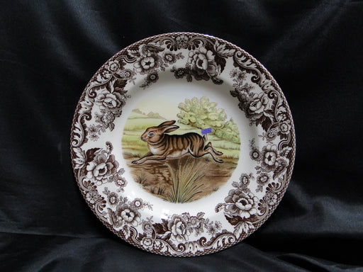 Spode Woodland Rabbit, Bunny, England: Dinner Plate, 10 1/2", Flaw