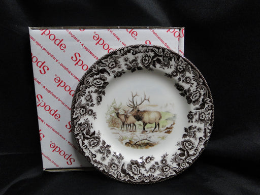 Spode Woodland Winter Scenes Elk: NEW Salad Plate (s), 7 3/4", Box