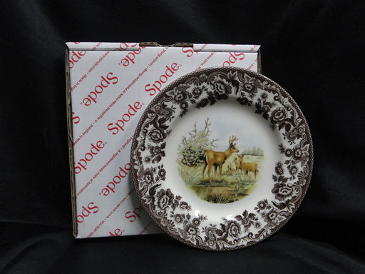 Spode Woodland Mule Deer, England: NEW Salad Plate (s), 7 3/4", Box