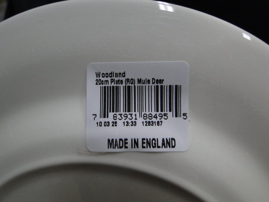 Spode Woodland Mule Deer, England: NEW Salad Plate (s), 7 3/4", Box