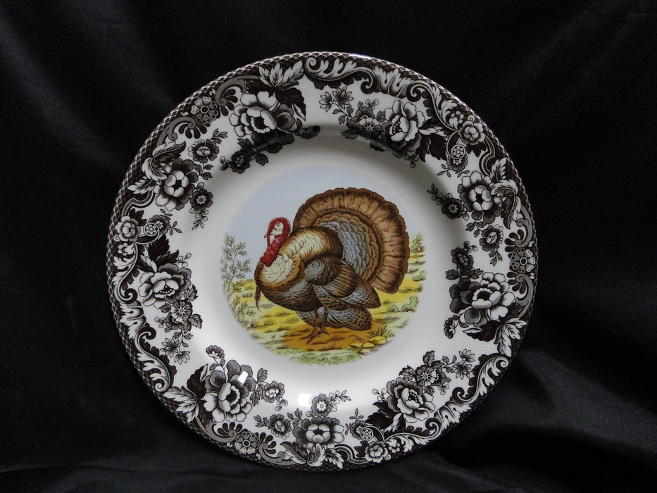 Spode Woodland Turkey Game Bird, England: New Dinner Plate (s), 10 1/2", Box
