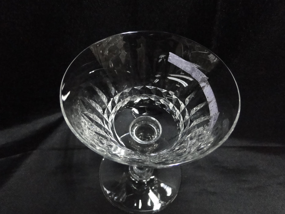 Baccarat Piccadilly, Vertical Cuts: Champagne / Sherbet, 5" Tall, Scratch