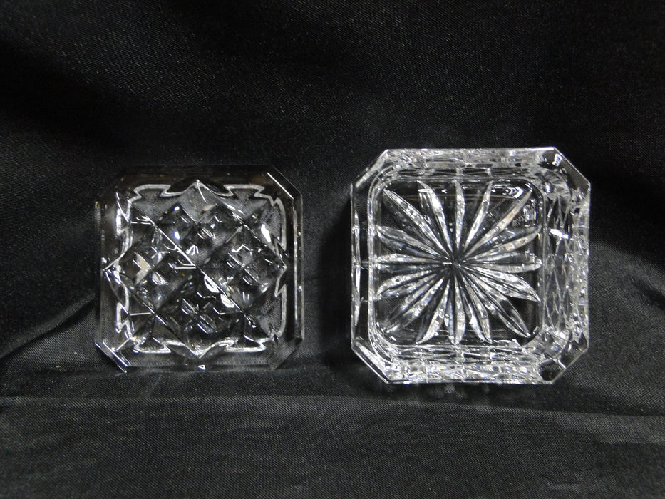 Waterford Crystal, Society Enrollment Gift: 2000 Square Trinket Box, 2 1/2"