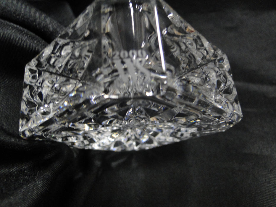 Waterford Crystal, Society Enrollment Gift: 2000 Square Trinket Box, 2 1/2"