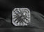 Waterford Crystal, Society Enrollment Gift: 2000 Square Trinket Box, 2 1/2"
