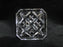Waterford Crystal, Society Enrollment Gift: 2000 Square Trinket Box, 2 1/2"