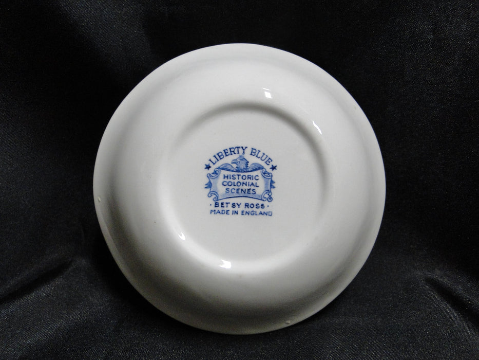 Staffordshire Liberty Blue, Blue & White Scene: Fruit Bowl (s), 5" x 1 1/4"