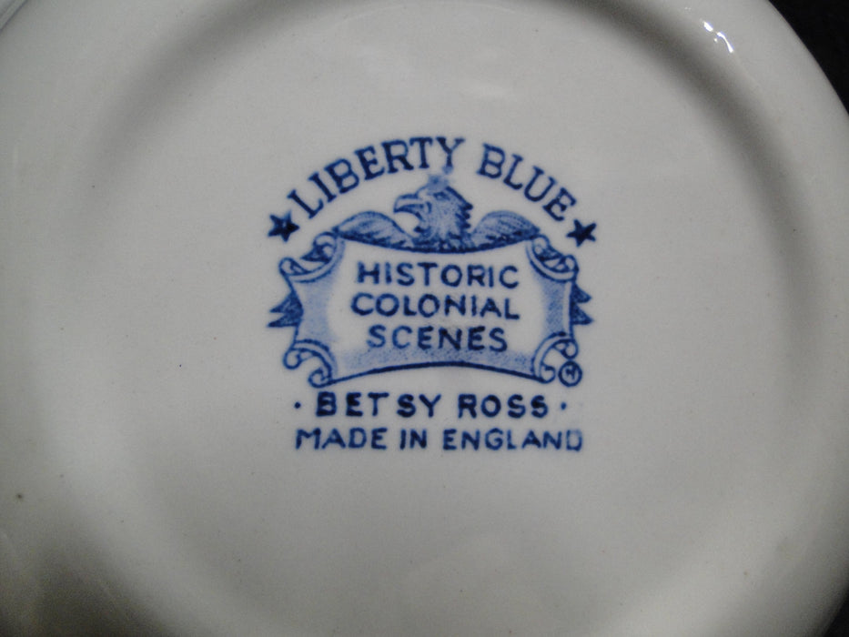 Staffordshire Liberty Blue, Blue & White Scene: Fruit Bowl (s), 5" x 1 1/4"