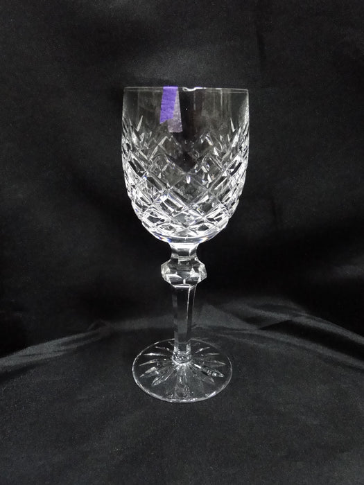 Waterford Crystal Powerscourt, Cut Criss Cross: Claret Wine Glass, 7", As Is