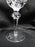 Waterford Crystal Powerscourt, Cut Criss Cross: Claret Wine Glass, 7", As Is
