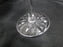Waterford Crystal Powerscourt, Cut Criss Cross: Claret Wine Glass, 7", As Is
