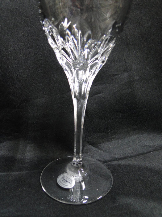 Gorham Diamond, Vertical Cuts: Wine Glass, 7 5/8" Tall, As Is