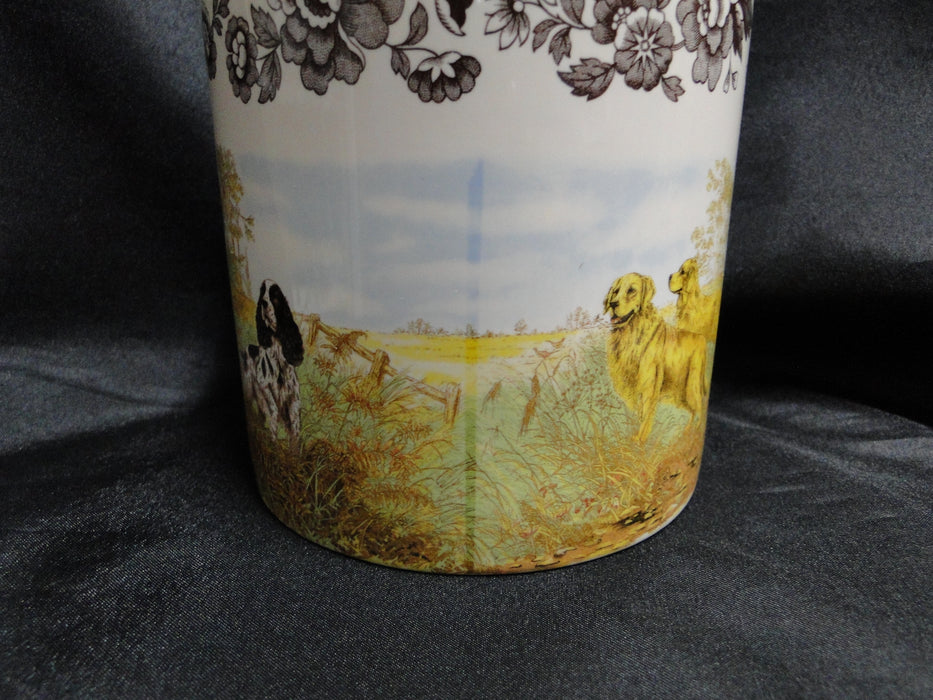 Spode Woodland Hunting Dogs: NEW Dog Treat Canister, 7 1/2" x 4 3/4", Box
