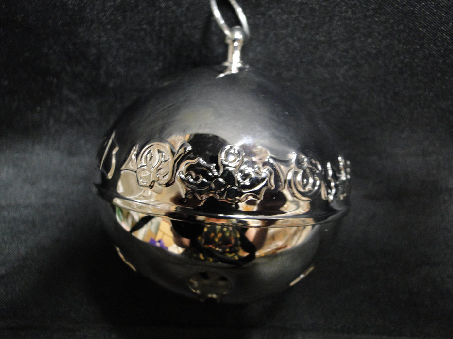 Wallace Silverplate Annual Ornament: 2003 Sleigh Bell Ornament w/ Box