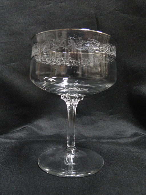 Lenox Moonspun Crystal, Platinum: Champagne / Sherbet (s), 5" Tall