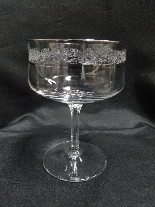 Lenox Moonspun Crystal, Platinum: Champagne / Sherbet (s), 5" Tall
