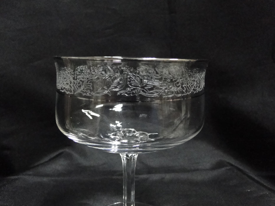 Lenox Moonspun Crystal, Platinum: Champagne / Sherbet (s), 5" Tall