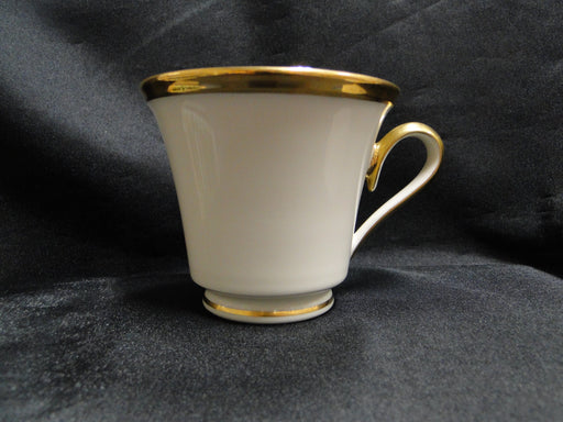 Lenox Eternal, Ivory w/ Gold Trim: Cup & Saucer Set (s), 3 1/8", Dishwasher Safe