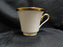 Lenox Eternal, Ivory w/ Gold Trim: Cup & Saucer Set (s), 3 1/8" Tall