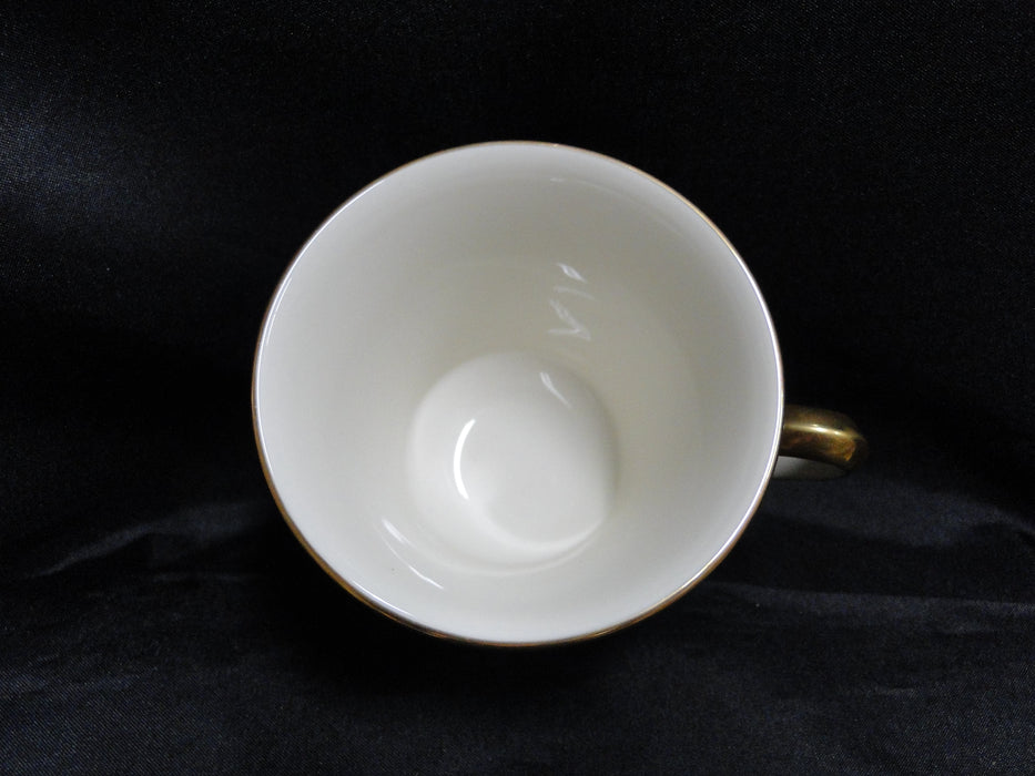 Lenox Eternal, Ivory w/ Gold Trim: Cup & Saucer Set (s), 3 1/8" Tall