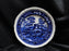 Copeland Spode's Tower Blue: Blue Flowers & Scene: Bread Plate, 5 1/2", Crazing